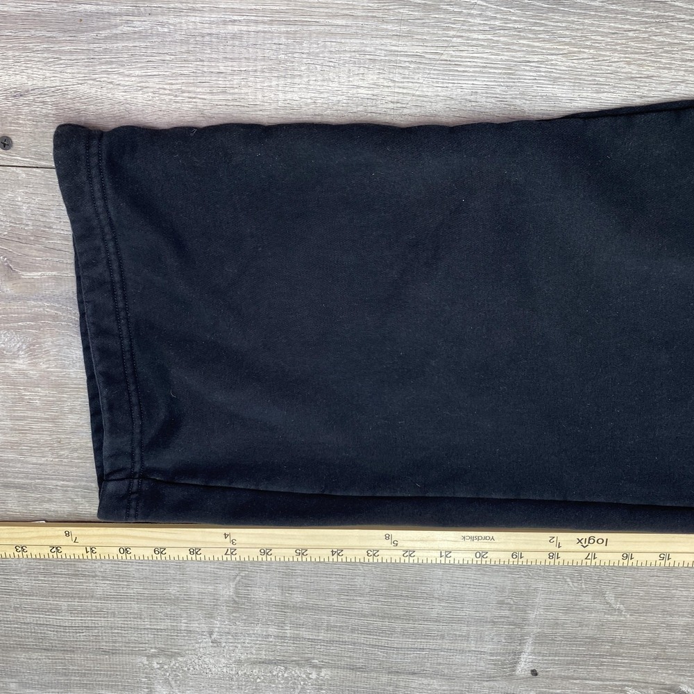 Elevation Church YTHX Sweat Shorts Men's XL Wide Leg Fleece Black Y2K streetwear - Picture 7 of 10